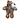 Close-up of the KONG Wild Knots Bear dog toy highlighting texture, stitching, and rope interior