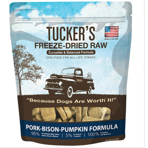 Tucker's Freeze Dried Raw Pork-Bison-Pumpkin - 14 oz