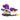 Godog Dragons Squeaky Plush Dog Toy Purple Small
