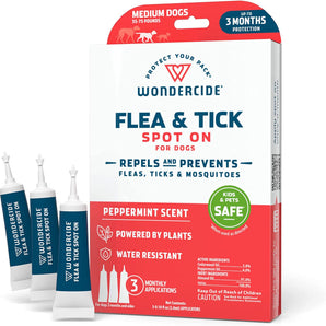 Wondercide Flea And Tick Spot On For Dogs-Medium-Peppermint
