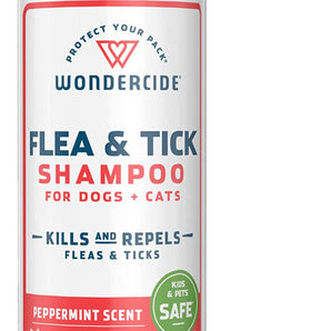 Wondercide Flea And Tick Shampoo For Dogs   Cats-12oz. Liquid Shampoo-Peppermint