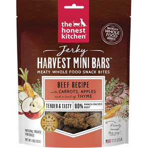 The Honest Kitchen Jerky Harvest Mini Bars Beef - 4 oz