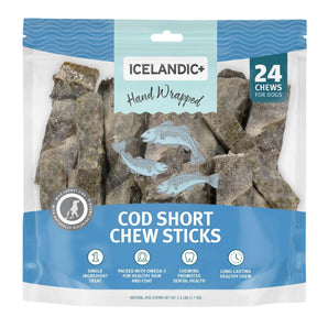 Icelandic+ Cod Short Chew Sticks - 24 Count, 2.5 lb