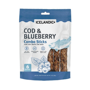 Icelandic+ Cod & Blueberry Combo Sticks - 2 oz