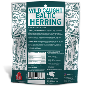 Plato Pet Treats Wild Caught Baltic Herring - 3 oz