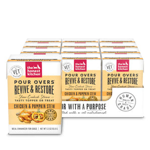 The Honest Kitchen Functional Pour Overs Revive & Restore Chicken & Pumpkin Stew 5.5oz. (Case of 12)