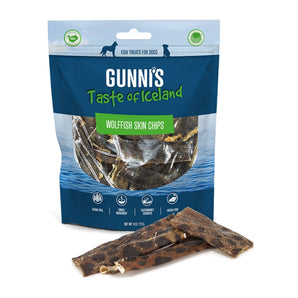 Gunni's Wolffish Skin Chips -  9 oz