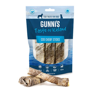 Gunni's 3 Pack Cod Chewy Sticks - 3 oz