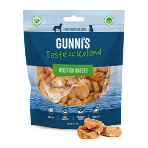 Gunni's Wolffish Wafers - 5 oz