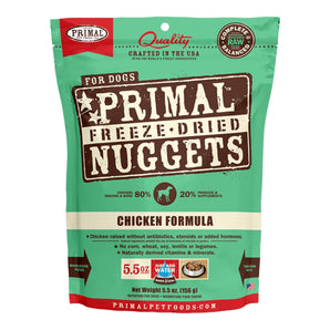 Primal Pet Foods Freeze Dried Nuggets Chicken Formula - 5.5 oz