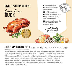 The Honest Kitchen Grain Free Limited Ingredient Duck Recipe - 4 lb