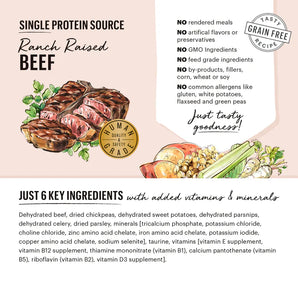 The Honest Kitchen Grain Free Limited Ingredient Beef Recipe - 10 lb