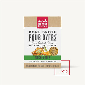 The Honest Kitchen Bone Broth Pour Overs Chicken Stew - 5.5 oz (Case of 12)