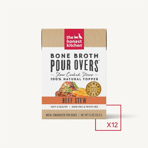 The Honest Kitchen Bone Broth Pour Overs Beef - 5.5 oz (Case of 12)