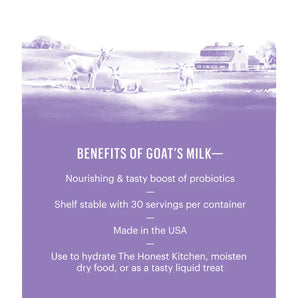 The Honest Kitchen Instant Goat Milk (Case of 12)