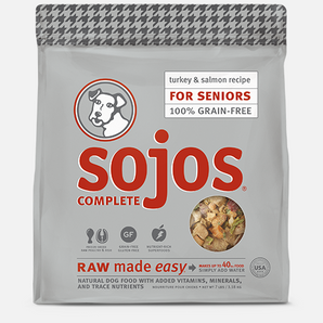 Sojos Complete Turkey and Salmon Recipe for Seniors - 7 lb