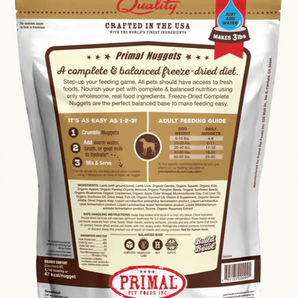 Primal Pet Foods Freeze Dried Nuggets Lamb Formula - 5.5 oz