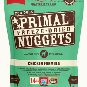 Primal Pet Foods Freeze Dried Nuggets Chicken Formula - 14 oz