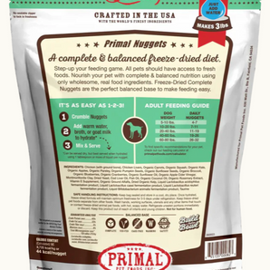 Primal Pet Foods Freeze Dried Nuggets Chicken Formula - 14 oz