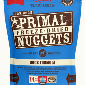 Primal Pet Foods Freeze Dried Nuggets Duck Formula - 5.5 oz