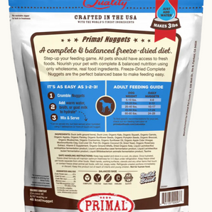 Primal Pet Foods Freeze Dried Nuggets Duck Formula - 5.5 oz