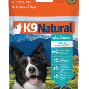 K9 Natural Freeze Dried New Zealand Hoki & Beef Feast - 1 lb