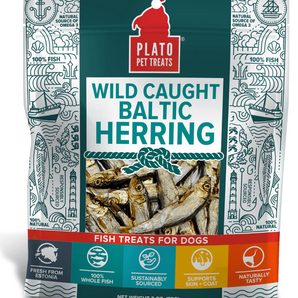 Plato Pet Treats Wild Caught Baltic Herring - 8.5 oz