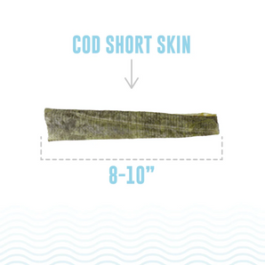 Icelandic+ Cod Short Skins - 36 Count, 1.4 lb