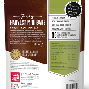 The Honest Kitchen Jerky Harvest Mini Bars Chicken - 4 oz