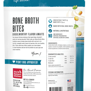 The Honest Kitchen Turkey Bone Broth Bites with Pumpkin - 8 oz