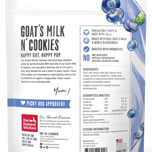 The Honest Kitchen Blueberry & Vanilla Goat's Milk N' Cookies - 8 oz