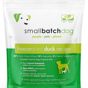 Smallbatch Dog Freeze Dried Duck Batch - 14 oz