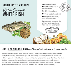 The Honest Kitchen Grain Free Limited Ingredient Fish Recipe - 10 lb