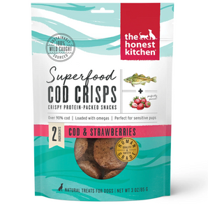 The Honest Kitchen Superfood Cod Crisps Strawberry - 3 oz