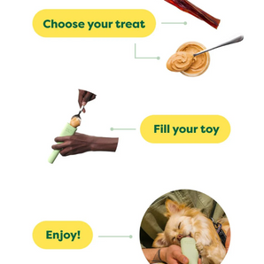 Back view of the Earth Rated Snack Holder Toy showing packaging and product info
