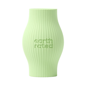 Front view of the Earth Rated Treat Toy in small size, made from durable natural rubber, available at GoodForDogs