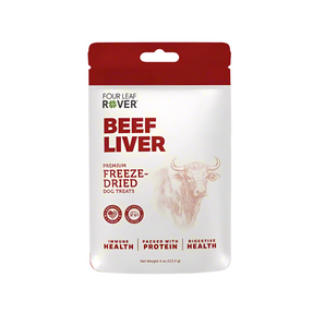Four Leaf Rover Freeze Dried Beef Liver - 4 oz